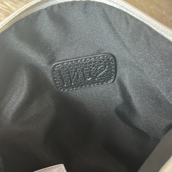 Imoshion bag purse white with blue dots adjustable shoulder strap like new - Picture 5 of 6